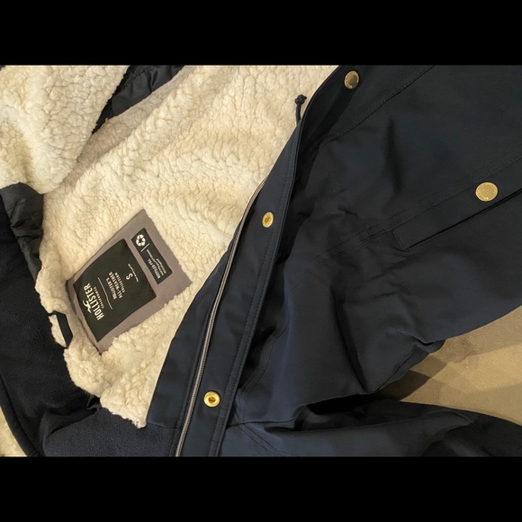 Hollister Sherpa lined jacket navy blue - Picture 4 of 4